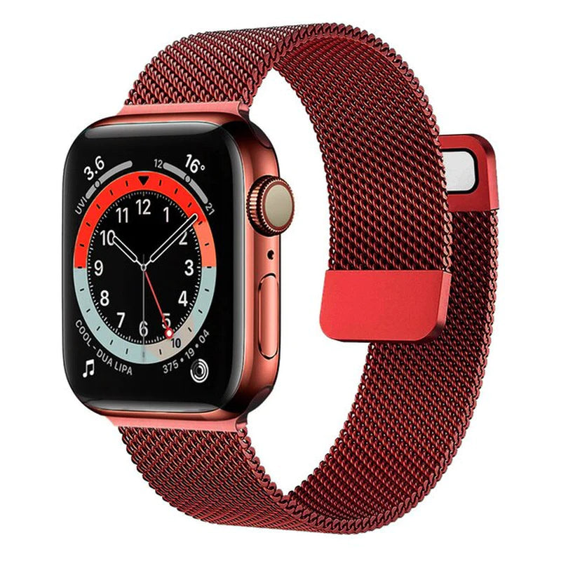 Strap for Apple Watch Ultra Band 7 49 45Mm 40Mm 38Mm 42Mm 41 44 Mm Accessorie Magnetic Loop Metal for Iwatch Serie 7 4 5 6 Se 3